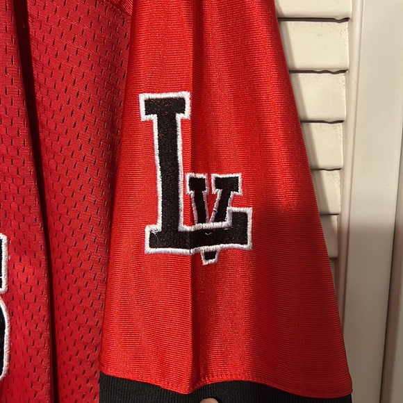 Las Vegas 21 BlackJack Football Jersey Size Large Color Red - Picture 3 of 8
